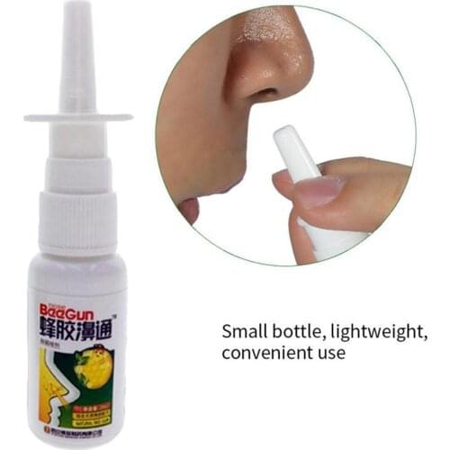 Chinese Traditional Herbal Propolis Nasal Spray Rhinitis Nose Problem Treatment Smell Refreshing Natural Spray Nose Atomizing