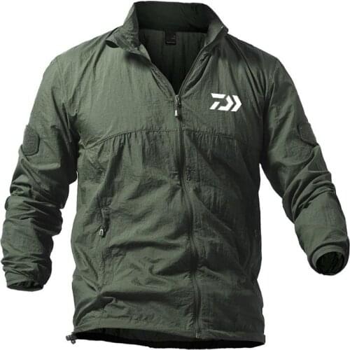 Outdoor Fishing Shirt Portable Waterproof Military Tactical Hiking Jackets Man Quick Dry Breathable Plus Size Fishing Jerseys