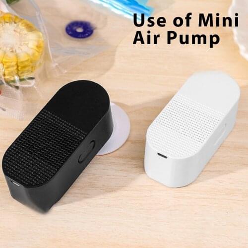 2 IN 1 Mini USB Automatic Compression Vacuum Pump Food Sealer Clamp Snack Fresh Fruit Vacuum Bag Kitchen Storage Organizer Tool