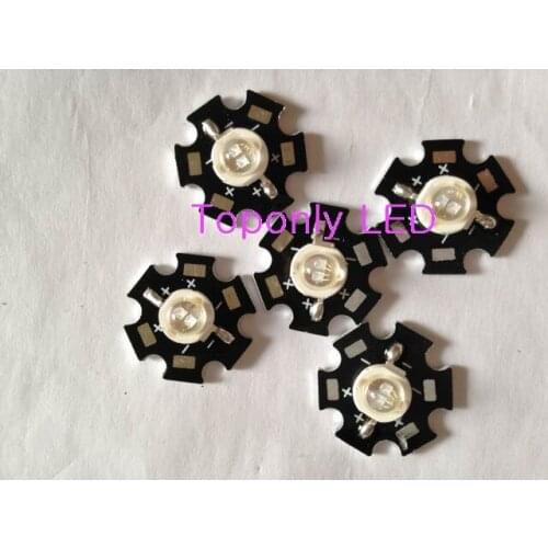 High Quality 5W Ultraviolet Led Diode Lamp With PCB 395-410NM Water Purifier Germicidal Gel Curing UV LED Lighting 150PCS/LOT