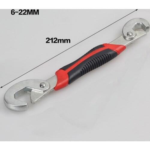 1 PCS 45# Carbon Steel 6-inchSnap and Grip New Universal Socket Wrench,Combination Wrench,Range Of Use:6-22mm Hands Tools