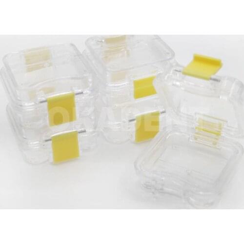 10pcs Dental Lab Material Dental Tooth Box with Film High Quality Dental Supply Denture Storage Box Membrane Tooth Box