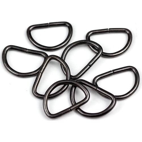 20 pieces/lot) 20mm Metal D-shaped buckle. metal D buckle. D ring. Semicircle button. Bags mountaineering backpack accessories