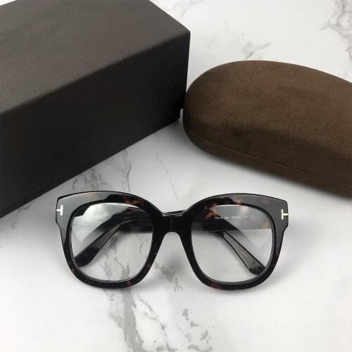 2021 Fashion Square Luxury brand Tom TF For Men Optical Eyeglasses Big Frames 613 Acetate Women Prescription Glasses
