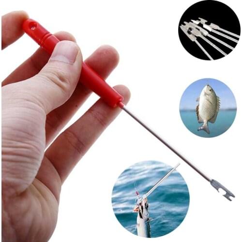 5PCS Rapid Fish Gear Hook Remover Detacher Extractor Fishing Decoupling Device Hook Lures Lines Fishing Tackle