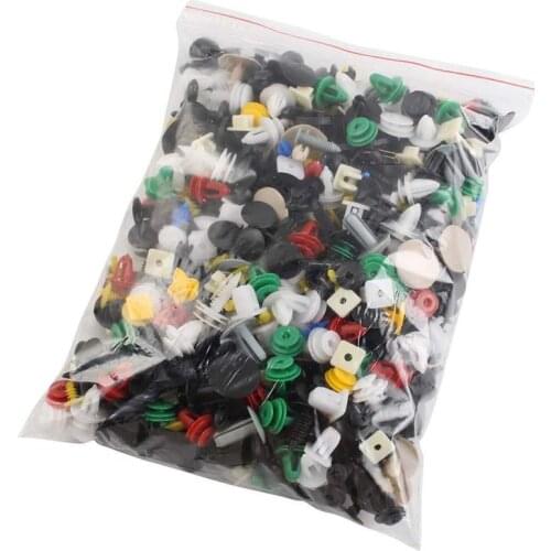 50/100/200pcs Car Fastener Clips Mixed Auto Fasteners Door Trim Panel Auto Bumper Rivet Retainer Push Engine Cover Fender