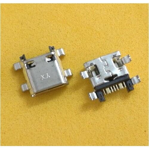 50PCS/LOT new for Samsung I8260 I8162 S6812 S7582 G350 micro usb charge charging connector plug dock socket port