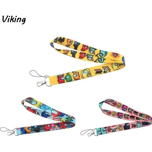 G1701 Cartoon Keychain Phone Lanyard Fashion Strap Neck Lanyards ID Card Holder Keys Kids Gift