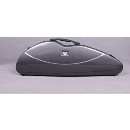 Black color 4/4 Violin Case Fiber Glass Strong Light Inside is Soft velvet material yinfente