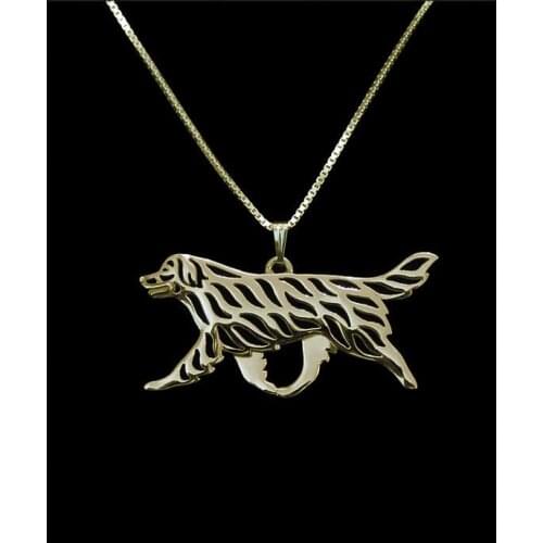 DANGGAO Newest fashion Handmade Leonberger Movement pendant women chain choker necklace Dog Jewelry Pet Lovers Gift