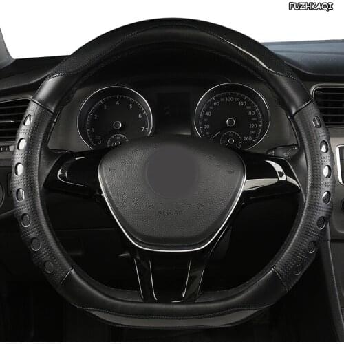 FUZHKAQI Microfiber Leather Car Steering Wheel Cover For Mazda 2 3 5 6 7 8 CX3 CX5 CX7 CX98 CX9 MX5 MX7 RF Version