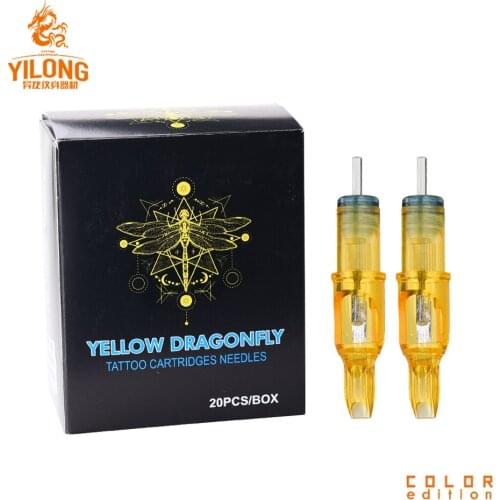 20pcs Tattoo Needles Disposable Sterile Tattoo Cartridge Needles For Tattoo Machine Pen Round Liner Shader Supplies RL/RS/RM/M1