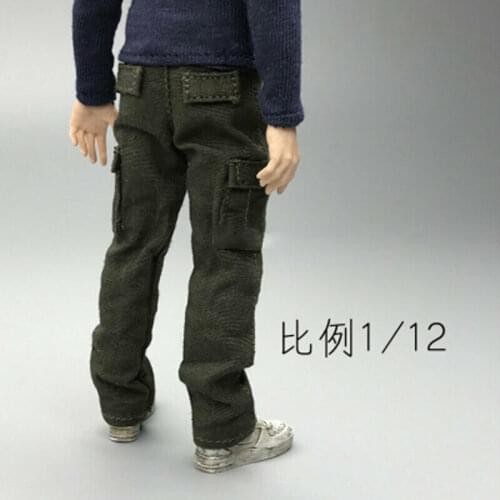 1:12 Scale Pants Model for 6" Male Action Figure Doll Toys