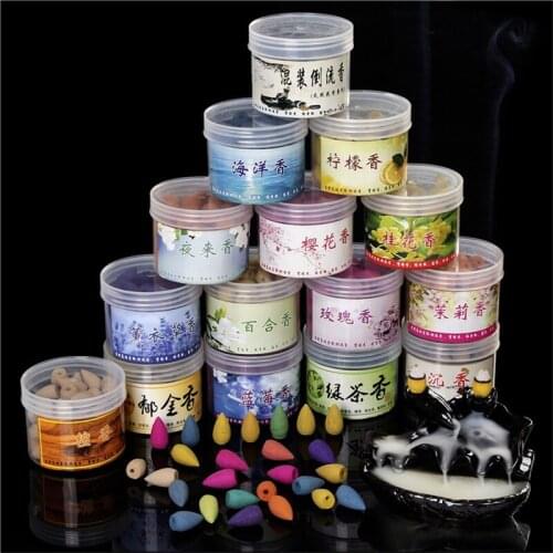 Natural Incense Cones For Incense Burner Backflow Waterfall Sandalwood Lavender Incense Fragrant Meditation Aromatherapy Use