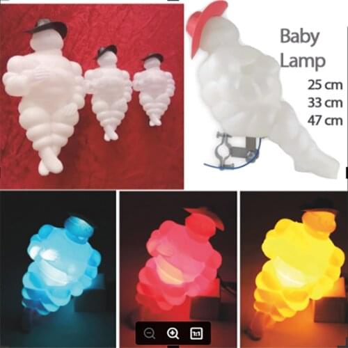 2021 New Michelin Light For Car Truck Rubber Man Exterior Interior Decor Holiday Party Atmosphere Dome Trunk Canbus Lamp Kit Led