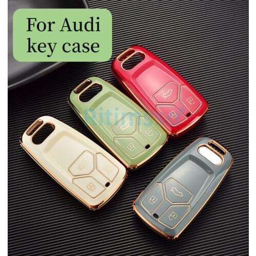 2022 New TPU Car Remote Key Cover Case Shell for Audi A4 B9 A5 A6L A6 S4 S5 S7 8W Q7 4M Q5 TT TTS RS Coupe Styling Accessories