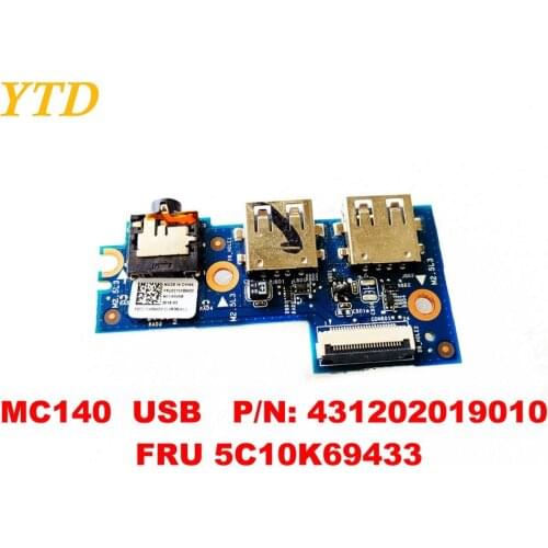 Original for Lenovo MC140 USB board Audio board MC140 USB PN 431202019010 FRU 5C10K69433 tested good free shipping