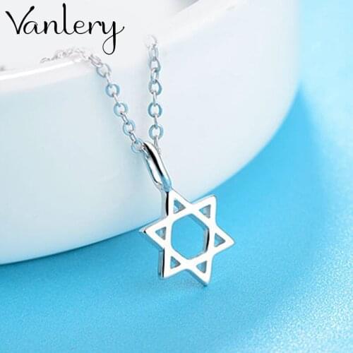 Vintage Star David Choker Necklace For Women Long Chains Statement Necklace 2021 New Trendy Jewelry Gift