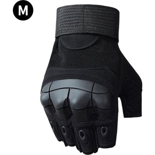 Outdoor Military Tactical Fingerless Gloves Hard Paintball Combat Hunting Airsoft Horseback Hiking Military Half Finger Gloves
