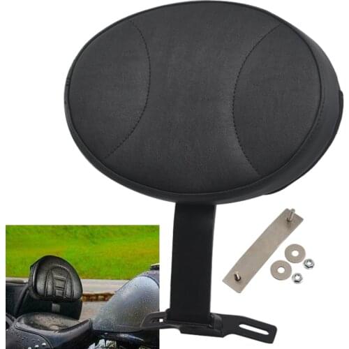 Motorcycle Backrest Black Adjustable Driver Backrest Rider Backrest For Harley Fatboy Heritage Softail 2007-2017 Accessories