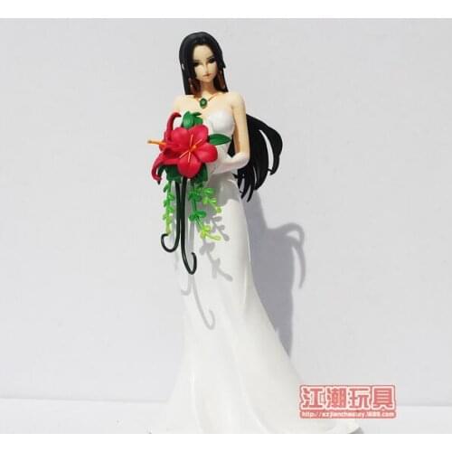 Sexy Baby doll Pvc Anime One Piece Action Figure Boa Hancock Wedding See Attractive Charming Statuette Toy Model Collection