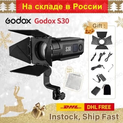 Godox S30 LED Focusing LED Light Focusing Light for photo studio tiktok Youtube Live PK Godox S60 Aputure
