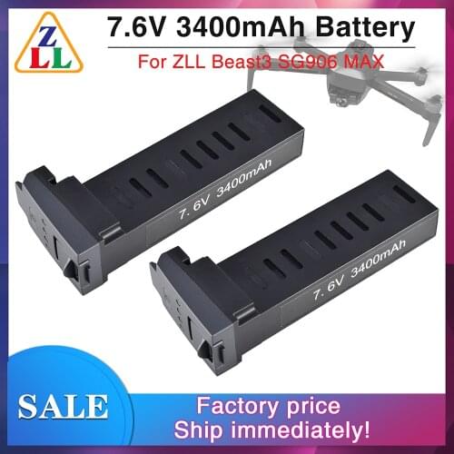 High Quality ZLL Original SG906 MAX Battery 7.6V 3400mAh Battery for Brushless RC Quadcopter Spare Parts
