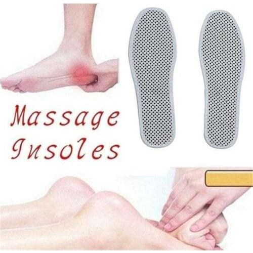 Women Massage Insoles Magnetic Therapy Self Heating Insoles Foot Care Soft Shoe Pads Unisex Weight Loss Slimming