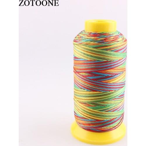 ZOTOONE 500D Embroidery Polyester Thread Embroidery Machine Thread For Beads Craft Quilting Supplies Handmade Sewing Floss D