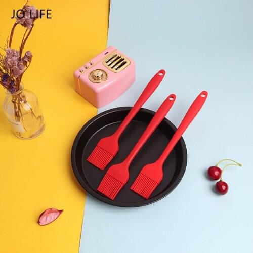 JO LIFE 1PC Kitchen Tool Silicone Basting Pastry Brush Oil Brush For Cake Bread Butter Barbecue Cooking
