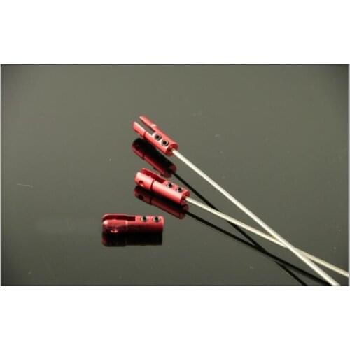 10Pcs Servo M2 Metal Horn Steering Pull/Push Rod/Link+Aluminum Clevis Chuck Connector For Gasoline/methanol RC Boat Airplane