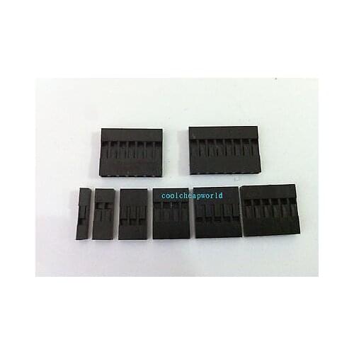100pcs Dupont Connector Housing Female 2.54mm 1x8P