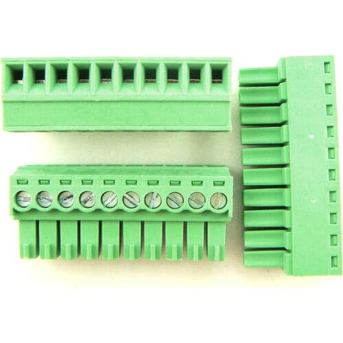 15EDG-3.5-9P 9Pin Plug Screw Terminal Block ROHS connector 3.5mm 10pcs/lot Free shipping