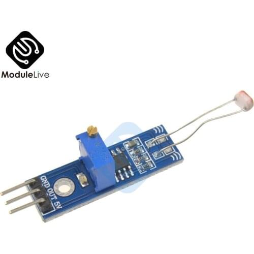 2PCS Photoresistance Detection Optical Photosensitive Light Sensor Board Accuracy adjustable For Arduino LM393 Module 3.3V 5V