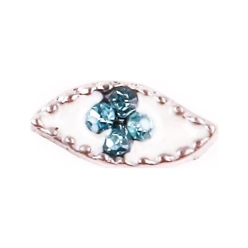 20Pcs/Lot Eye Alloy Floating Charms Hand-made DIY for Glass Lockets