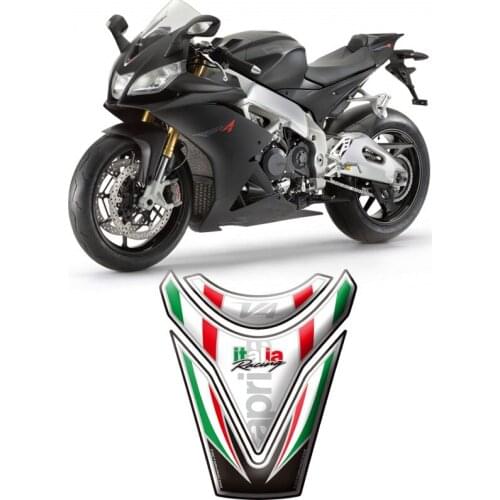 Motorcycle 3D Fuel Tank Protective sticker Decals For Aprilia RSV4 R Tuono V4 2009-2011