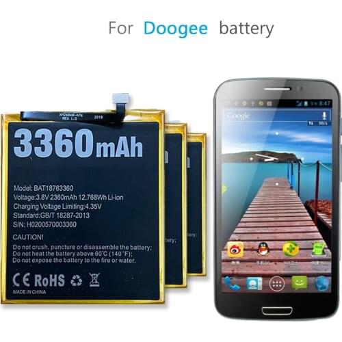 BAT18763360 3360mah Battery For Doogee Y7 N10 Mobile Phone