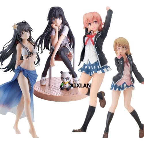 14.5 cm Yukinoshita Yukino Anime Action Figure Toys My Teen Romantic Comedy SNAFU PVC Toy New Collection Figures Toys