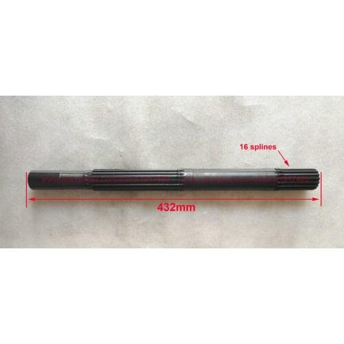 184II.37.320 1st Shaft, JINMA JM tractor parts, JINMA 18-28HP Tractors, 184, 180, 200, 204, 200E, 204E, 244, 244E, 250, 254, 284