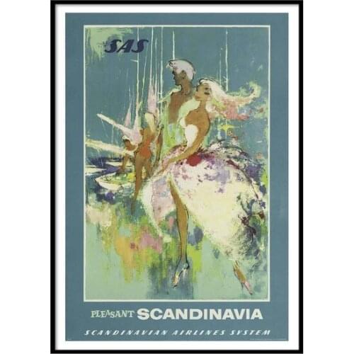 Beryl Slope Design Studio in Scandinavia Vintage Print Poster wall graphics gráficos de parede настенная графика