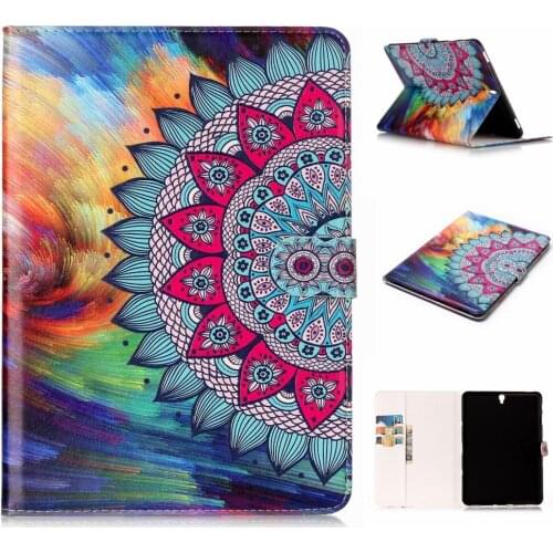 For Galaxy Tab S3 9.7 Cartoon Leather PU Funda Case For Samsung Galaxy Tab S3 9.7 T820 T825 T825c T829 Tablet Cover Case Kid