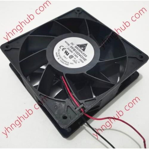 Delta Electronics PFB1224GHE T500 DC 24V 1.62A 120x120x38mm 2-Wire Server Cooler Fan