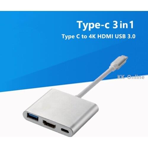USB Type C To HDMI USB 3.0 Charging Adapter Converter USB-C 3.1 Hub Adapter for MacBook Pro Pixel Samsung S9 Huawei Mate10 20