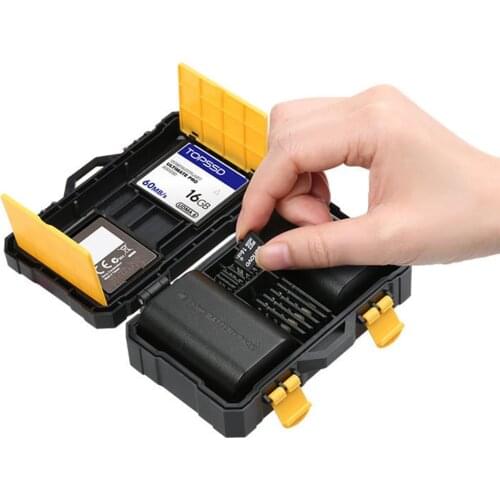 Power Bank Converter Drone Accessory Portable Battery Box SD TF Memory Card Storage Case for Canon LP-E6 Sony FZ100