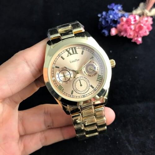 Fashion Brand Womens Watches Gold Silver Butterfly Buckle Stainless Steel Strap Quartz Watch The First Choice For Holiday Gifts