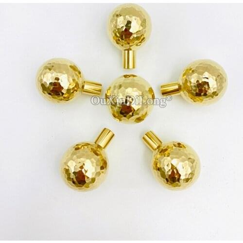 New Arrival 20PCS Solid Brass Hammer Cabinet Door Handles Gold Drawer Pulls Cupboard Wardrobe Wine Cabinet Pulls Handles & Knobs