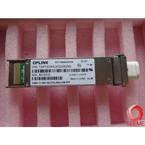 Oplink TXP1XGHL2CZAB29G 10G-192.9THZ-80KM-XFP-1554 13NM-DWDM