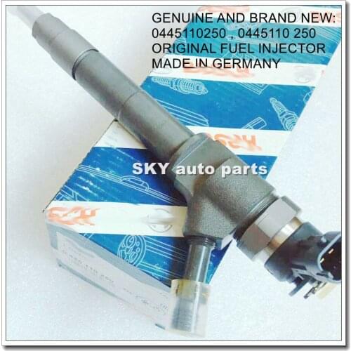 Genuine injector 0445110250 , 0445110 250 original fuel injector for WLAA13H50