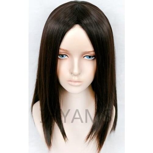 New The Final Season Attack on Titan Eren Jaeger Cosplay Wig Brown Heat Resistant Synthetic Hair Wigs + a wig cap