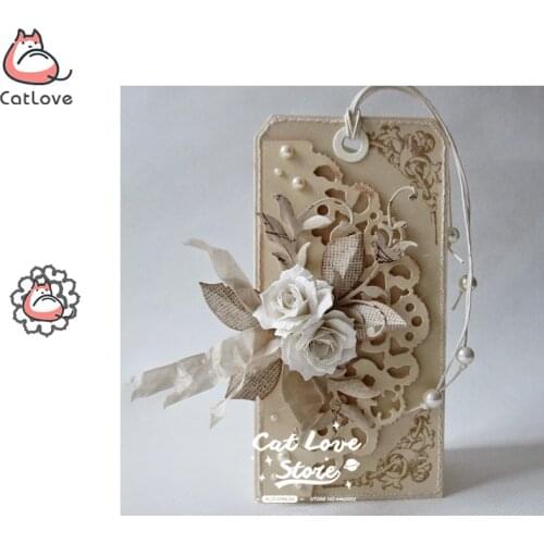 Pinecone Rose Plant Metal Cutting Dies Scrapbooking Stencil Decorative Craft Embossing Die Cuts Card Making New Dies For 2019